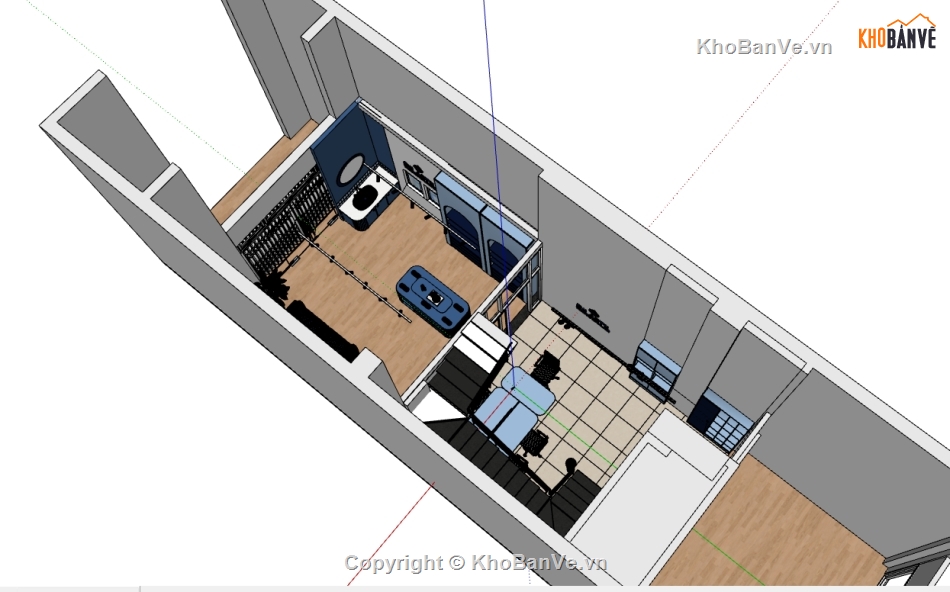 Sketchup phòng ăn,cải tạo nhà,sketchup mỹ phẩm,shop mỹ phẩm