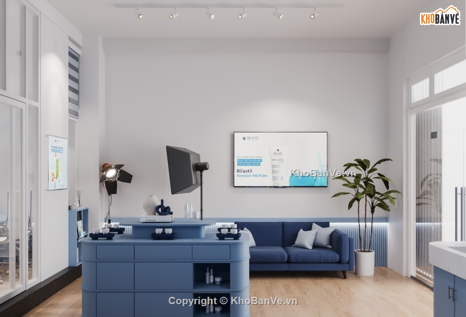Sketchup phòng ăn,cải tạo nhà,sketchup mỹ phẩm,shop mỹ phẩm