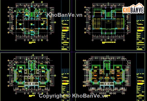Villa hội an,villa 2 tầng,cad villa 2 tầng