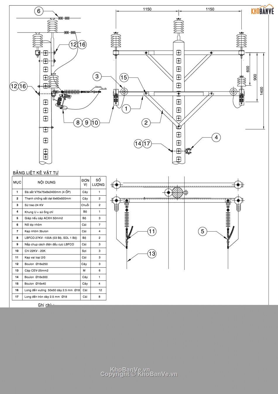 dây trung thế,đường dây 22 KV,trạm biến áp 180KVA,Xây dựng đường dây trung thế 22KV và trạm biến áp,đường dây trung thế,dây trung áp