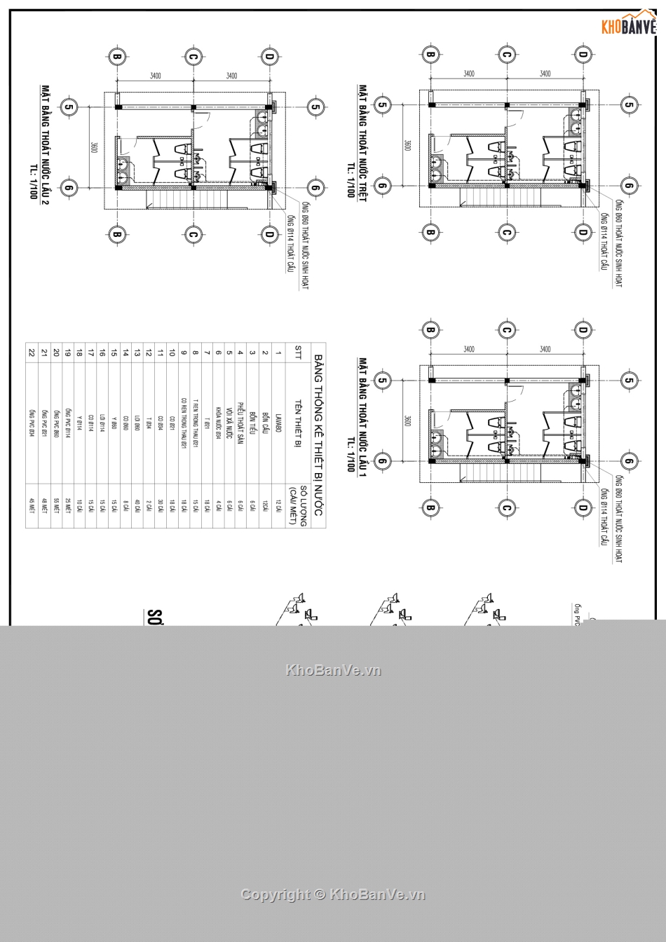 bản vẽ khối hiệu bộ,khối hiệu bộ,trường học 3 tầng