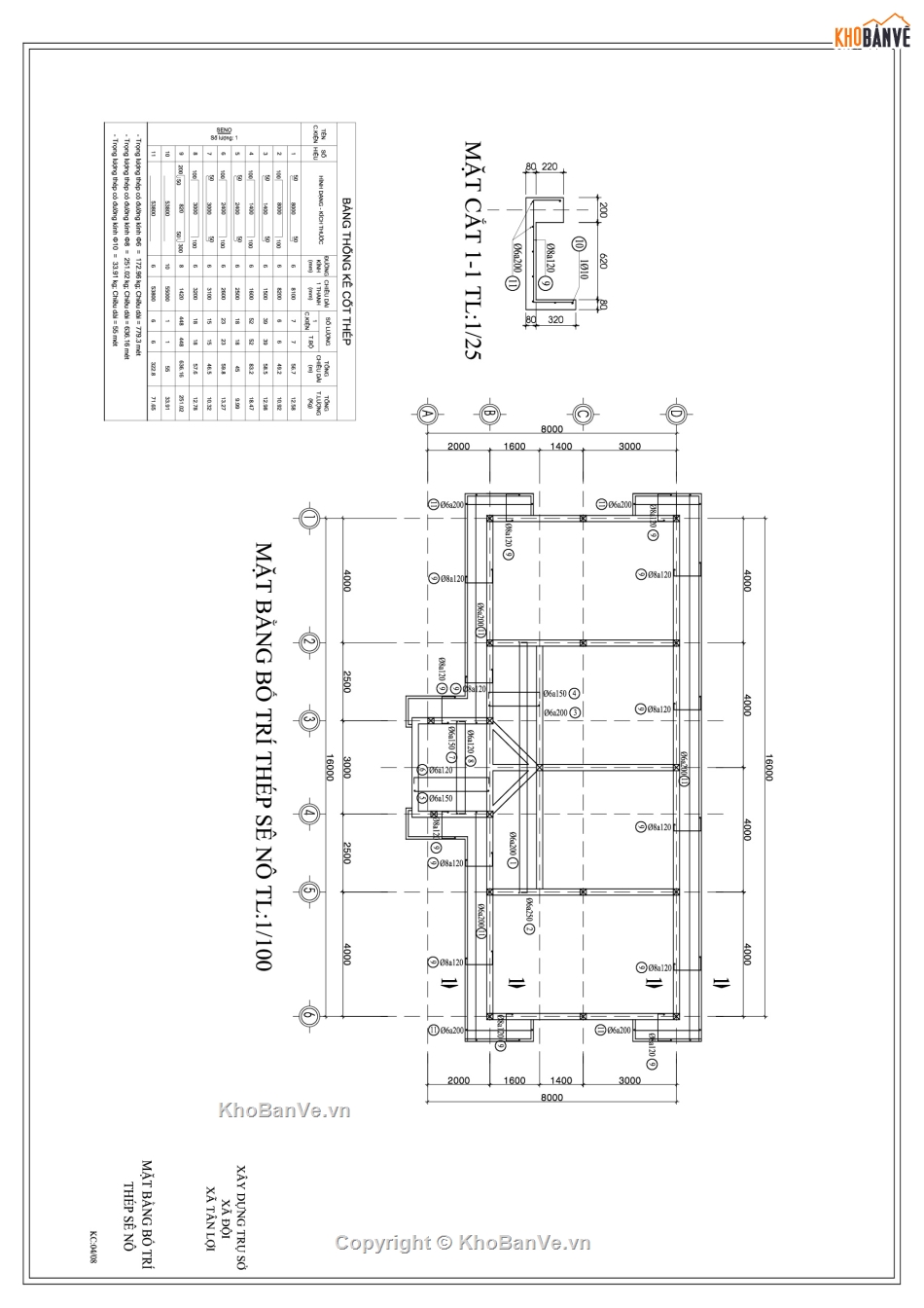 Xây dựng trụ sở làm việc xã Đội,trụ sở xã đội,trụ sở làm việc xã xã đội,bản vẽ xã đội