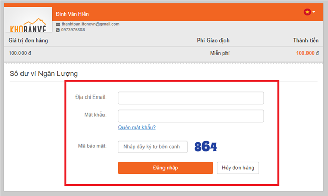 Hướng dẫn nạp tiền trên khobanve.vn nạp tiền, hướng dẫn nạp tiền, chuyển khoản, bắn tiền, chuyển tiền, nạp tiền khobanve.vn