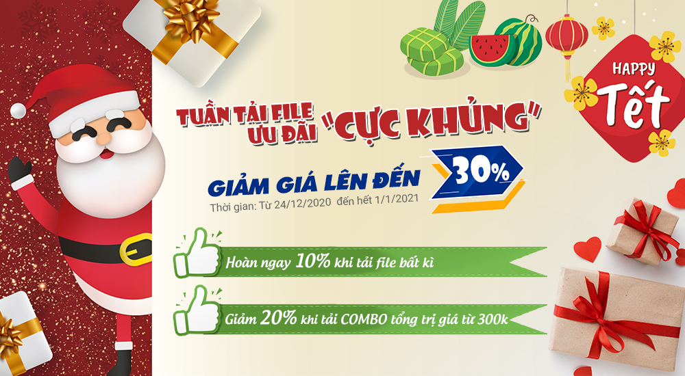 Tuần lễ tải file ưu đãi cực khủng | Giảm giá lên đến 30% tải file, download file, tải combo file, tải trọn bộ file, tải file hoàn tiền