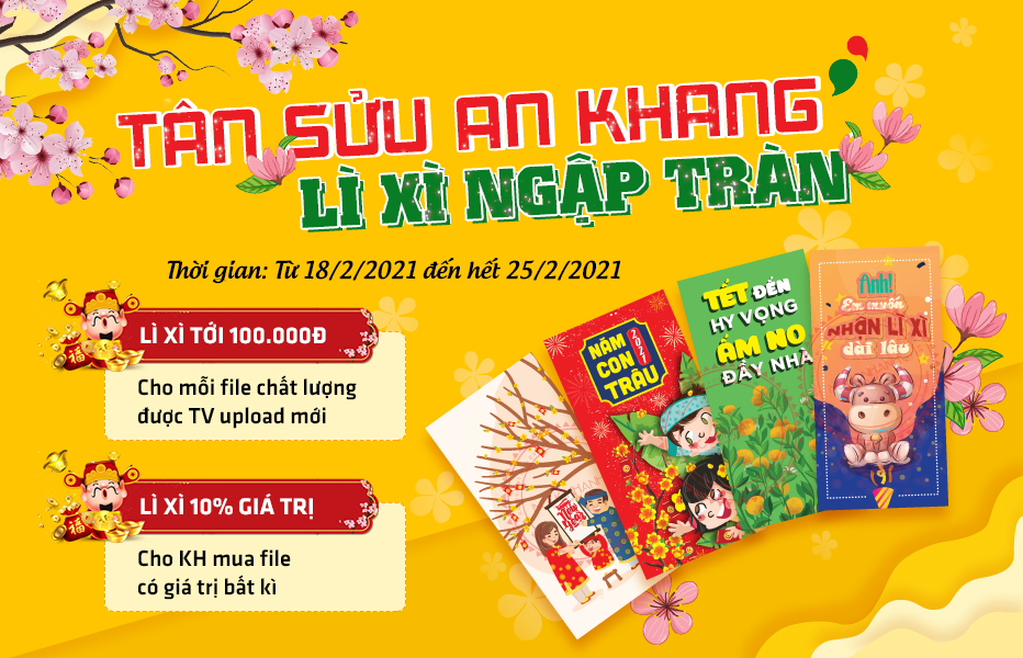 TÂN SỬU AN KHANG - LÌ XÌ NGẬP TRÀN Đăng bản vẽ, nạp tiền nhận lì xì, đăng bản vẽ nhận lì xì, đăng bản vẽ nhận tiền ngay,